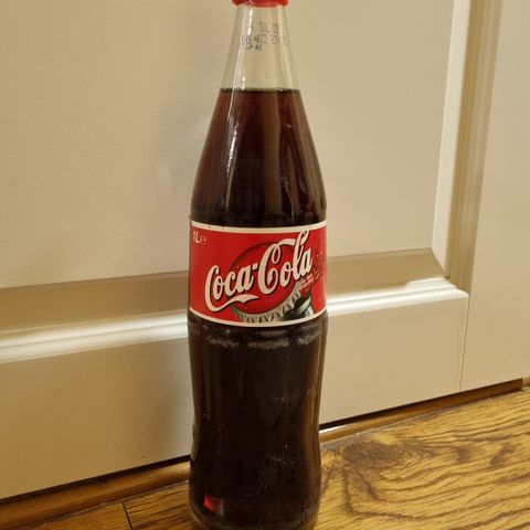 Coca-Cola glassflaske fra Belgia 1 Liter