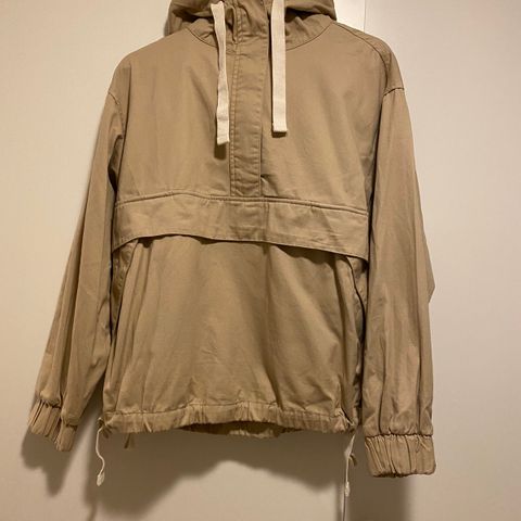 Beige anorakk