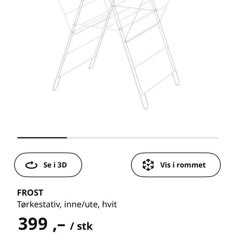 IKEA frost tørkestativ