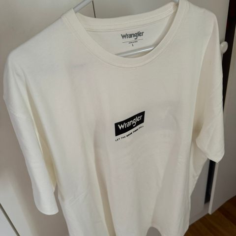 Wrangler tee, oversized Large, ny