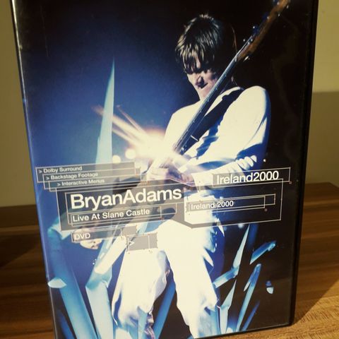 Bryan Adams "Live at Slane Castle" Ireland 2000 DVD