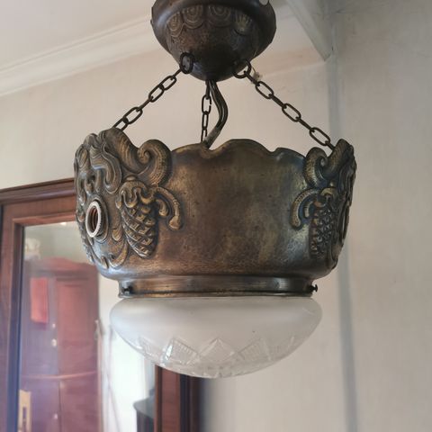 Antikk taklampe