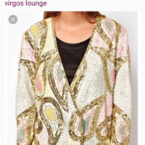 Aktiv Fest blazer med sequin/pailetter fra Virgos Lounge