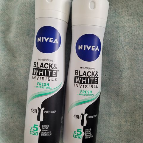 Nivea deo spray fresh black & white