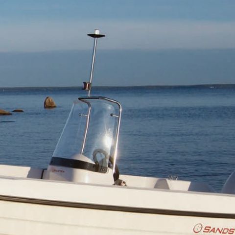 Bøyle m/lanterne for vindskjerm til Sandstrøm Basic/Classic båter.