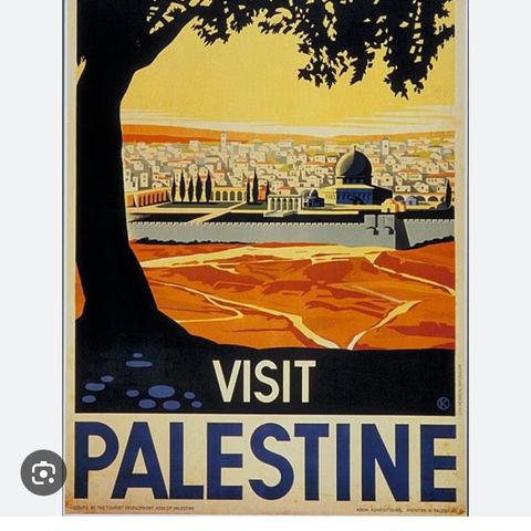 Vintage visit Palestine
