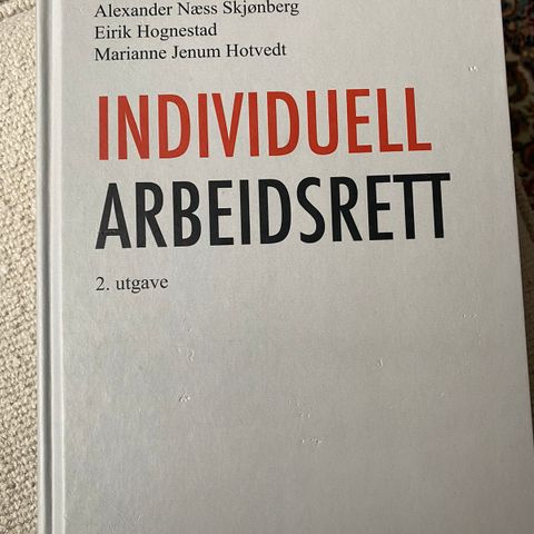 Individuell arbeidsrett