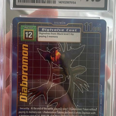 Digimon ( Diaboromon alt art CGC 9.5)