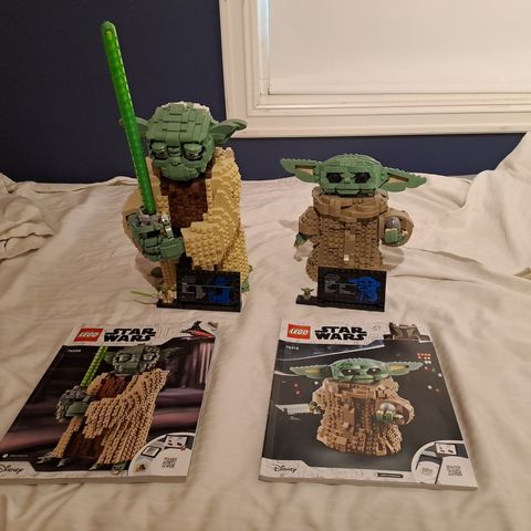 Lego yoda og baby yoda
