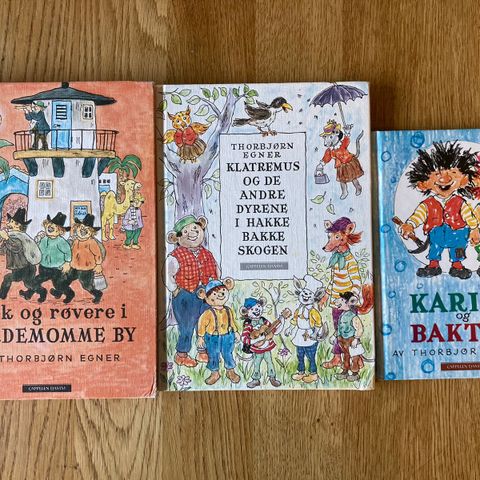Barnebøker: Thorbjørn Egner-pakke