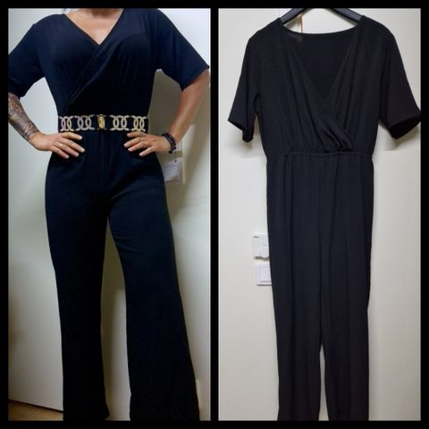 Nydelig sort jumpsuit str.L 👌