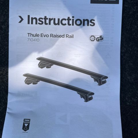 Thule Evo Raised Rail (til bl.a Skoda Octavia Mk3)