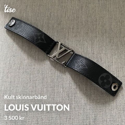 Louis Vuitton armbånd - kult i skinn!