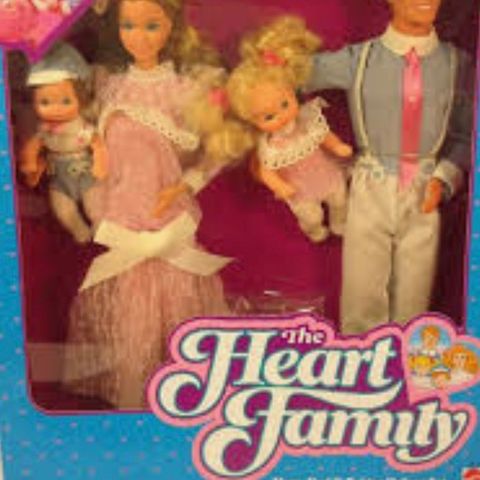 Vintage familien Heart. Produsert av Mattel/vennene til Barbie