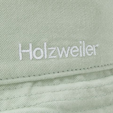 HOLZWEILER PAFE WASHED BUCKET HAT UNISEX - Light green