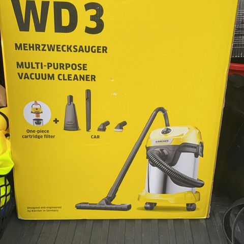 Helt ny karcher WD3 vacuum cleaner. 800kr