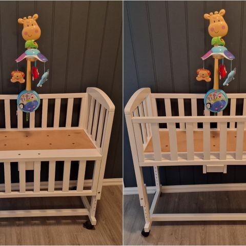 Bedside crib, seng, Jack and Lily