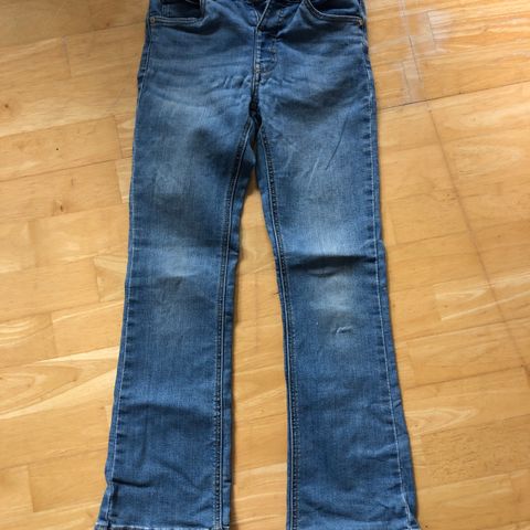 Jeans/olabukse til jente str 128