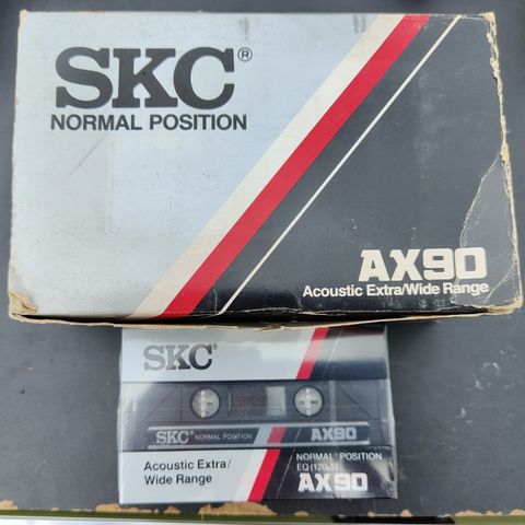 Skc kasetter uinnspilt tape
