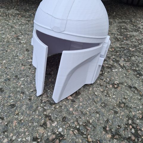 Mandalorian hjelm i pla