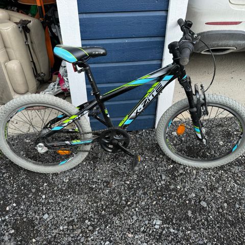 Juniorsykkel 20’’ MTB NEXUS 3-gir, Svart/Blå/Grå