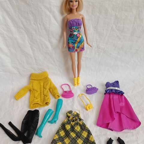 Barbie dukke med tilbehør