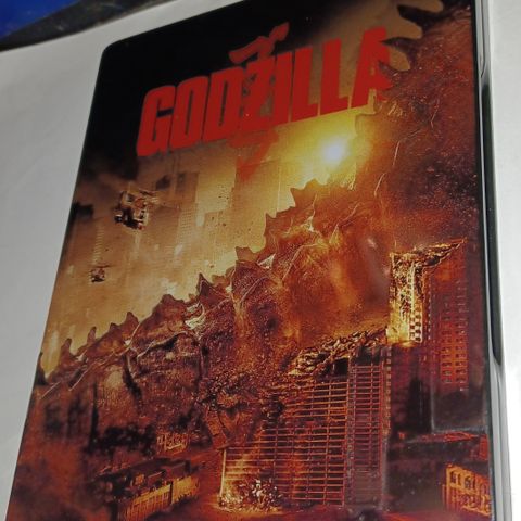 Godzilla på Blu-ray, metallboks selges.