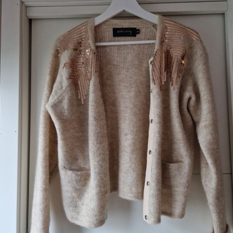 iis Woodling cardigan med paljetter, strl. S/36