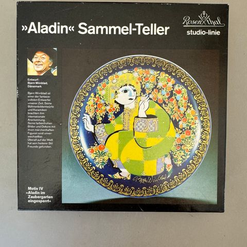 Aladin Sammel-Teller, Wiinblad fra Rosenthal