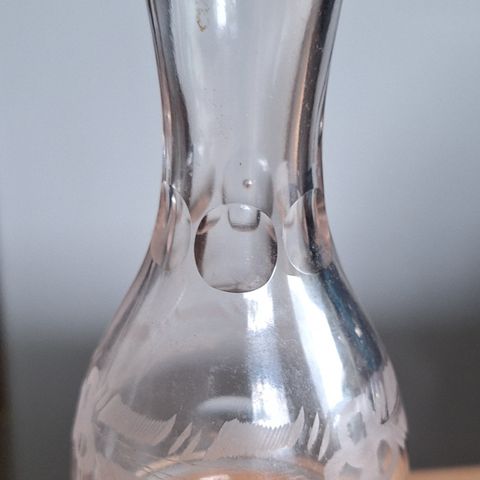 Glassflaske til krydderoppsats
