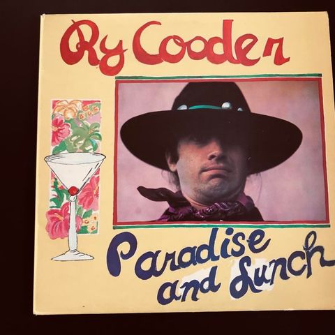 RY COODER "Paradise And Lunch" 1974 orig. UK 1st press vinyl LP TOPP STAND!