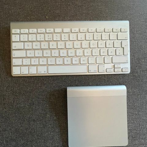Apple tastatur og trackpad