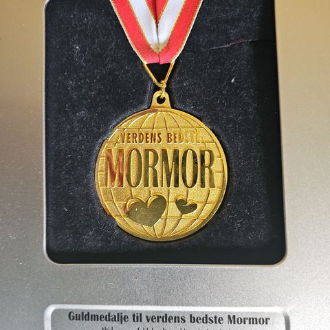 Medalje verdens bedste mormor