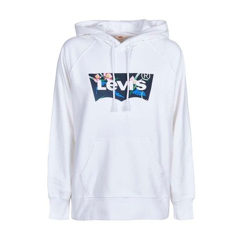 LEVIS
GRAPHIC SPORT HOODIE WITH FLORAL LOGO WOMAN WHITE BLACK MULTICOLOR