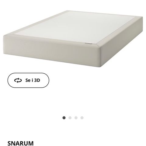 Snarum seng fra ikea