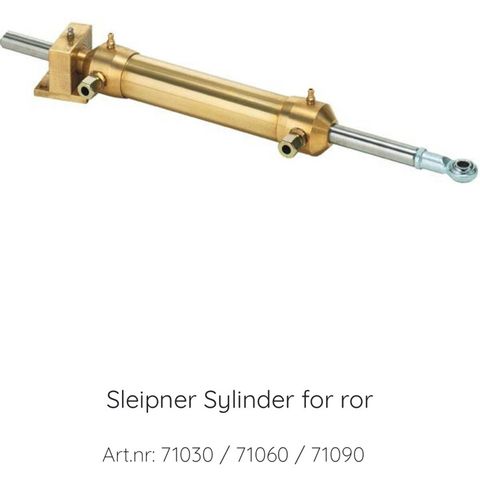 Sleipner Sylinder for ror