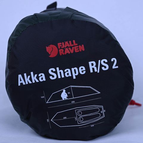 Ny Fjällräven / Fjellreven Akka Shape R/S 2 ( 2 personer)