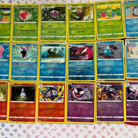 Reverse holo & rare holos fra Lost Origin