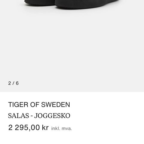 Tiger og Sweden Salas joggesko  st.41