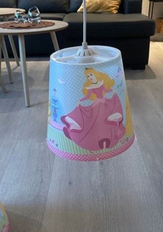 2 stk Disney Prinsesser lamper
