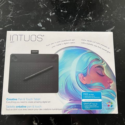 Wacom Intuos Art + 3 stk stylus - Ubrukt