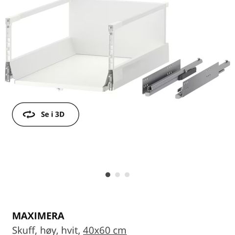 Skuffer Maximera fra IKEA