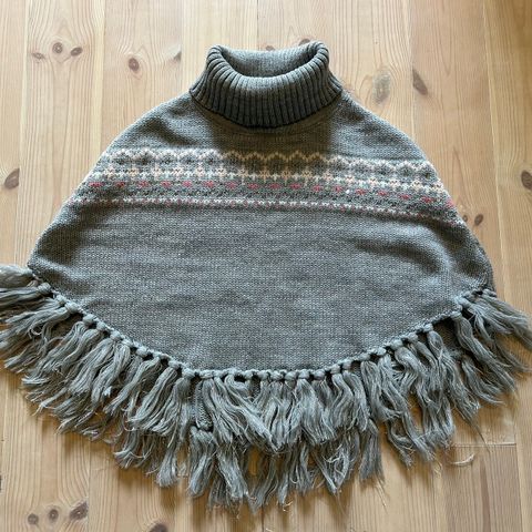 Fin poncho fra HM str. 122/128