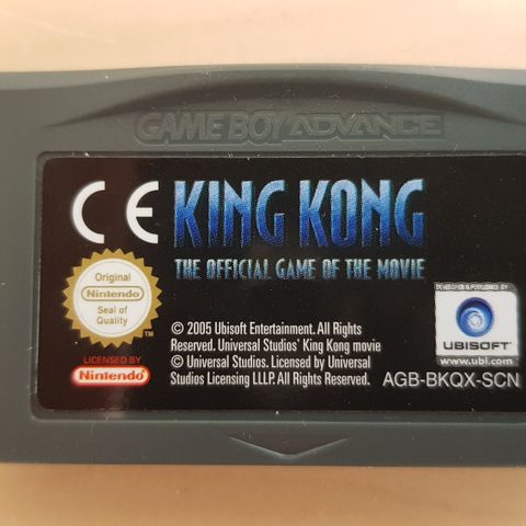 King Kong GBA / DS Lite spill