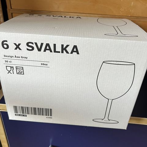 IKEA Vinglass - 6 glass for 40kr