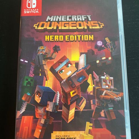 Nintendo switch Minecraft dungeons hero edition