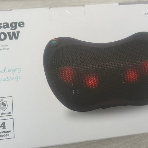 Massage pillow/ Massasje pute - praktisk ubrukt