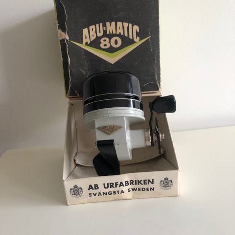 Abu Matic 80 fiskesnelle i original eske