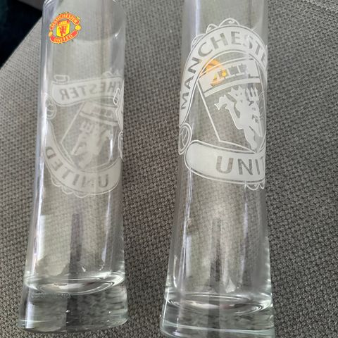 Manchester United ølglass