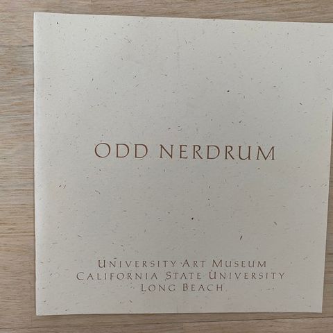 Odd Nerdrum katalog 1988, California State University